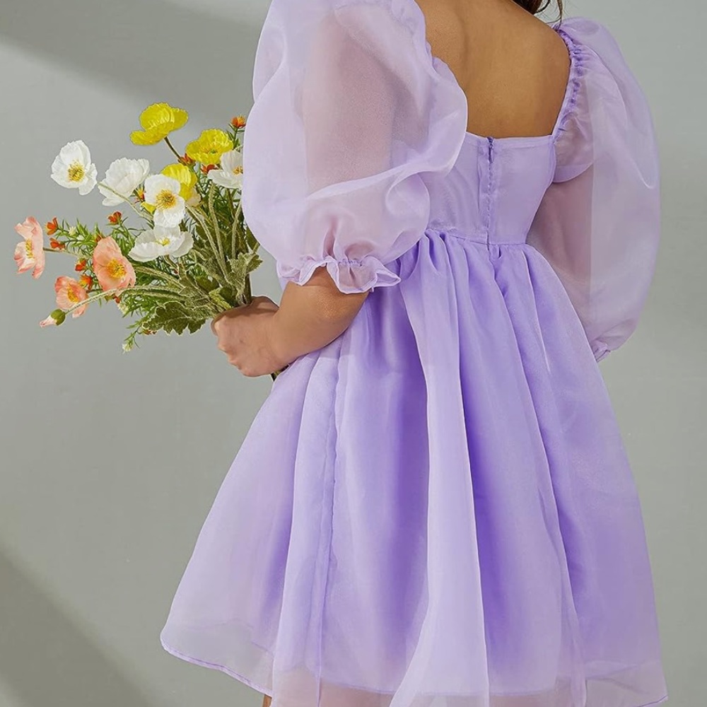 Puff Tulle Mini Dress, Worn once! #Puffdress #tulledress